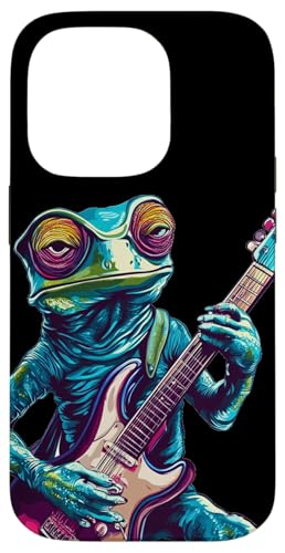 Tolles Chamäleon-Kostüm mit Rockgitarre Hülle für iPhone 14 Pro Tolles Chamäleon-Kostüm mit Rockgitarre Hülle für iPhone 14 Pro von Rocking Chameleon