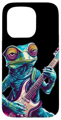 Tolles Chamäleon-Kostüm mit Rockgitarre Hülle für iPhone 15 Pro Tolles Chamäleon-Kostüm mit Rockgitarre Hülle für iPhone 15 Pro von Rocking Chameleon