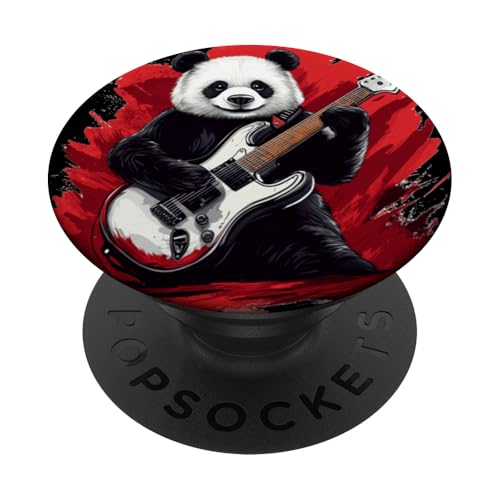 Gitarrensolos und Kichern in diesem Panda-Kostüm enthalten PopSockets Klebender PopGrip Gitarrensolos und Kichern in diesem Panda-Kostüm enthalten PopSockets Klebender PopGrip von Rocking Panda