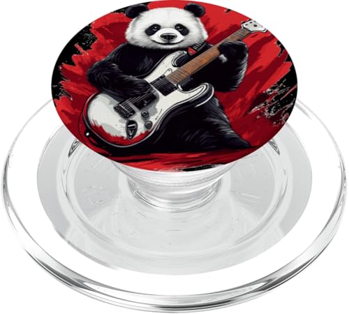 Gitarrensolos und Kichern in diesem Panda-Kostüm enthalten PopSockets PopGrip für MagSafe Gitarrensolos und Kichern in diesem Panda-Kostüm enthalten PopSockets PopGrip für MagSafe von Rocking Panda
