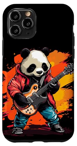 Lebendige Grafik mit Panda und E-Gitarre Hülle für iPhone 11 Pro Lebendige Grafik mit Panda und E-Gitarre Hülle für iPhone 11 Pro von Rocking Panda