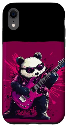 Lustige Gitarre bewegt sich von einem Panda Pro Hülle für iPhone XR Lustige Gitarre bewegt sich von einem Panda Pro Hülle für iPhone XR von Rocking Panda