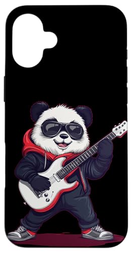 Lustige Riffs vom coolsten Bär für Panda-Liebhaber Hülle für iPhone 16 Plus Lustige Riffs vom coolsten Bär für Panda-Liebhaber Hülle für iPhone 16 Plus von Rocking Panda