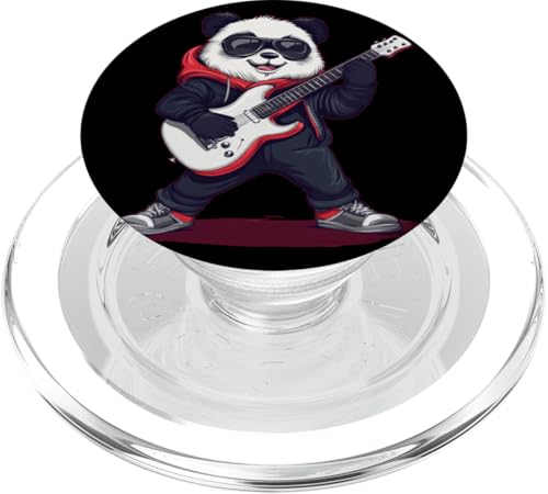 Lustige Riffs vom coolsten Bär für Panda-Liebhaber PopSockets PopGrip für MagSafe Lustige Riffs vom coolsten Bär für Panda-Liebhaber PopSockets PopGrip für MagSafe von Rocking Panda