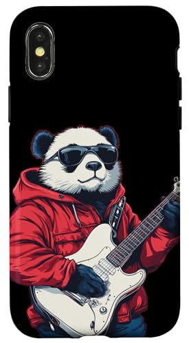 Lustiger Panda Dropping Electric Akkorde für Jungen und Mädchen Hülle für iPhone X/XS Lustiger Panda Dropping Electric Akkorde für Jungen und Mädchen Hülle für iPhone X/XS von Rocking Panda
