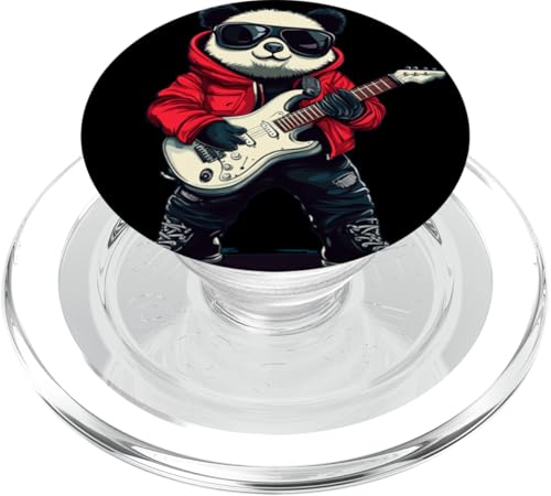 Niedlicher Panda, der laut und stolz für Pandas spielt PopSockets PopGrip für MagSafe Niedlicher Panda, der laut und stolz für Pandas spielt PopSockets PopGrip für MagSafe von Rocking Panda