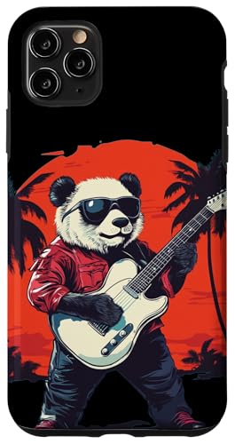 Palmen-Panda mit cooler E-Gitarre und Sonnenbrille Hülle für iPhone 11 Pro Max Palmen-Panda mit cooler E-Gitarre und Sonnenbrille Hülle für iPhone 11 Pro Max von Rocking Panda