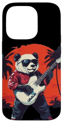 Palmen-Panda mit cooler E-Gitarre und Sonnenbrille Hülle für iPhone 14 Pro Palmen-Panda mit cooler E-Gitarre und Sonnenbrille Hülle für iPhone 14 Pro von Rocking Panda