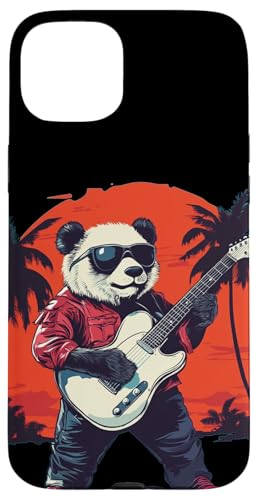 Palmen-Panda mit cooler E-Gitarre und Sonnenbrille Hülle für iPhone 15 Plus Palmen-Panda mit cooler E-Gitarre und Sonnenbrille Hülle für iPhone 15 Plus von Rocking Panda