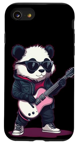 Panda Rockstar bringt die Lacher Hülle für iPhone SE (2020) / 7 / 8 von Rocking Panda