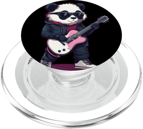 Panda Rockstar bringt die Lacher PopSockets PopGrip für MagSafe Panda Rockstar bringt die Lacher PopSockets PopGrip für MagSafe von Rocking Panda