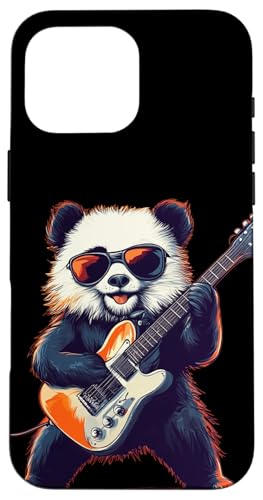 Panda mit elektrischem Swagger und Saiten Outfit Hülle für iPhone 16 Pro Max Panda mit elektrischem Swagger und Saiten Outfit Hülle für iPhone 16 Pro Max von Rocking Panda