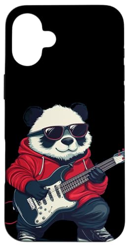Panda zerkleinert mit einem Lächeln und einem Riff Outfit Hülle für iPhone 16 Plus Panda zerkleinert mit einem Lächeln und einem Riff Outfit Hülle für iPhone 16 Plus von Rocking Panda