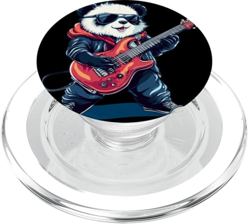 Rock On mit diesem gitarrenliebenden Panda PopSockets PopGrip für MagSafe Rock On mit diesem gitarrenliebenden Panda PopSockets PopGrip für MagSafe von Rocking Panda