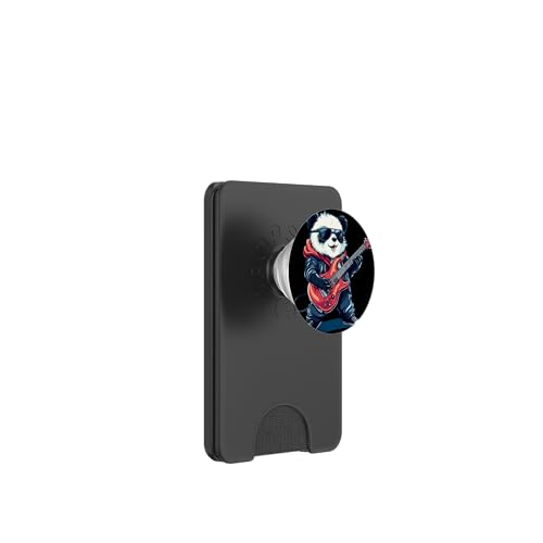 Rock On mit diesem gitarrenliebenden Panda PopSockets PopWallet für MagSafe Rock On mit diesem gitarrenliebenden Panda PopSockets PopWallet für MagSafe von Rocking Panda