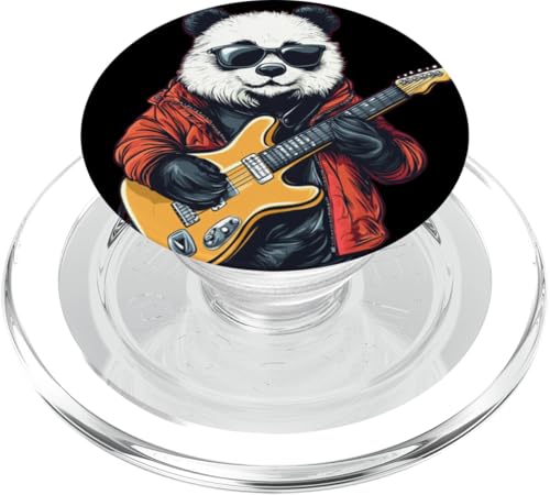 Süßer Rock Panda mit E-Gitarre Kostüm für Pandas PopSockets PopGrip für MagSafe Süßer Rock Panda mit E-Gitarre Kostüm für Pandas PopSockets PopGrip für MagSafe von Rocking Panda