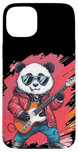 Tolles Rockstar Panda Kostüm mit E-Gitarre Hülle für iPhone 15 Plus Tolles Rockstar Panda Kostüm mit E-Gitarre Hülle für iPhone 15 Plus von Rocking Panda