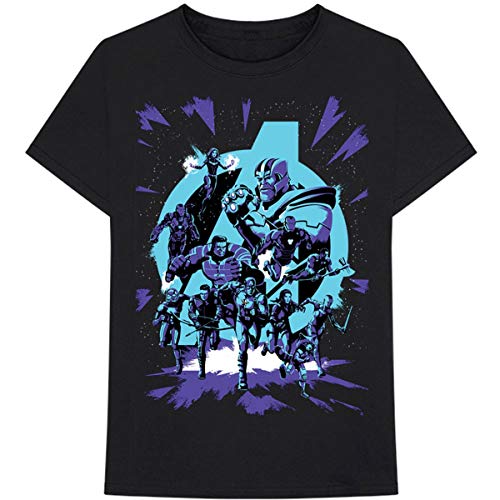 T-Shirt # Xl Unisex Black # Avengers Group von Rocks-off