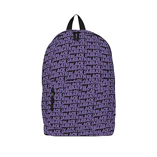 Black Sabbath Backpack - All Over Print, Modischer Rucksack, , [Vinyl LP] von Rocksax