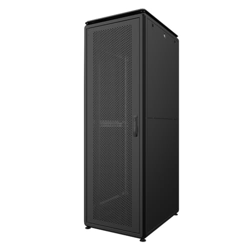 Rockstable 42HE 19 Zoll 600x800x2027mm (BxTxH) Serverschrank | Netzwerkschrank perforierte Tür - Premium Line von Rockstable