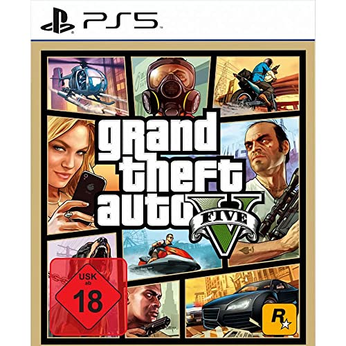 GTA 5 - Grand Theft Auto V für PS5 (100% UNCUT) (Deutsche Verpackung) von Rockstar Games