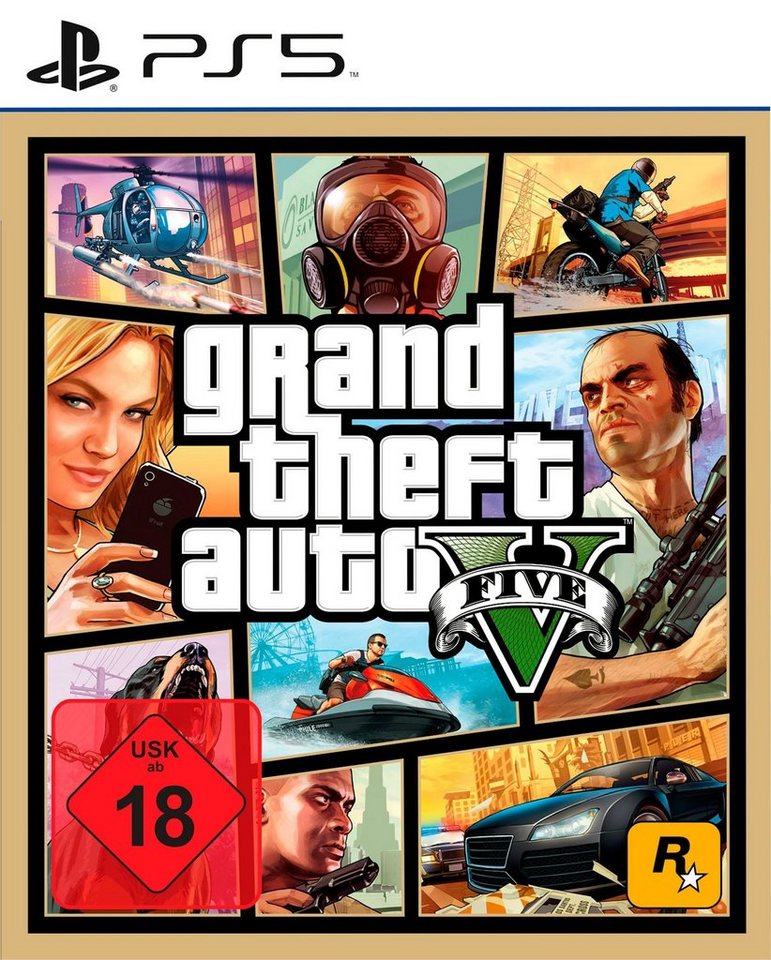 GTA V [ Grand Theft Auto 5 ] PlayStation 5, PS5 von Rockstar Games