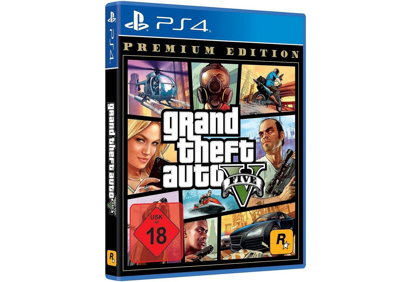 GTA V Premium Edition - PS4 Spiel PlayStation 4, PS5 kompatibel von Rockstar Games