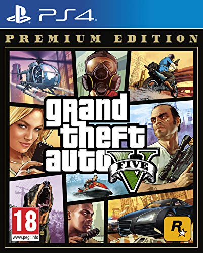 Grand Theft Auto V Premium Edition - [PlayStation 4][AT-Pegi] von Rockstar Games