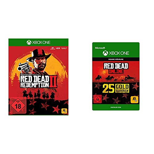 Red Dead Redemption 2 [Xbox One] + 25 Gold Bars [Download Code] von Rockstar Games