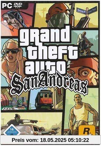 Grand Theft Auto: San Andreas (DVD-ROM) von ROCKSTAR