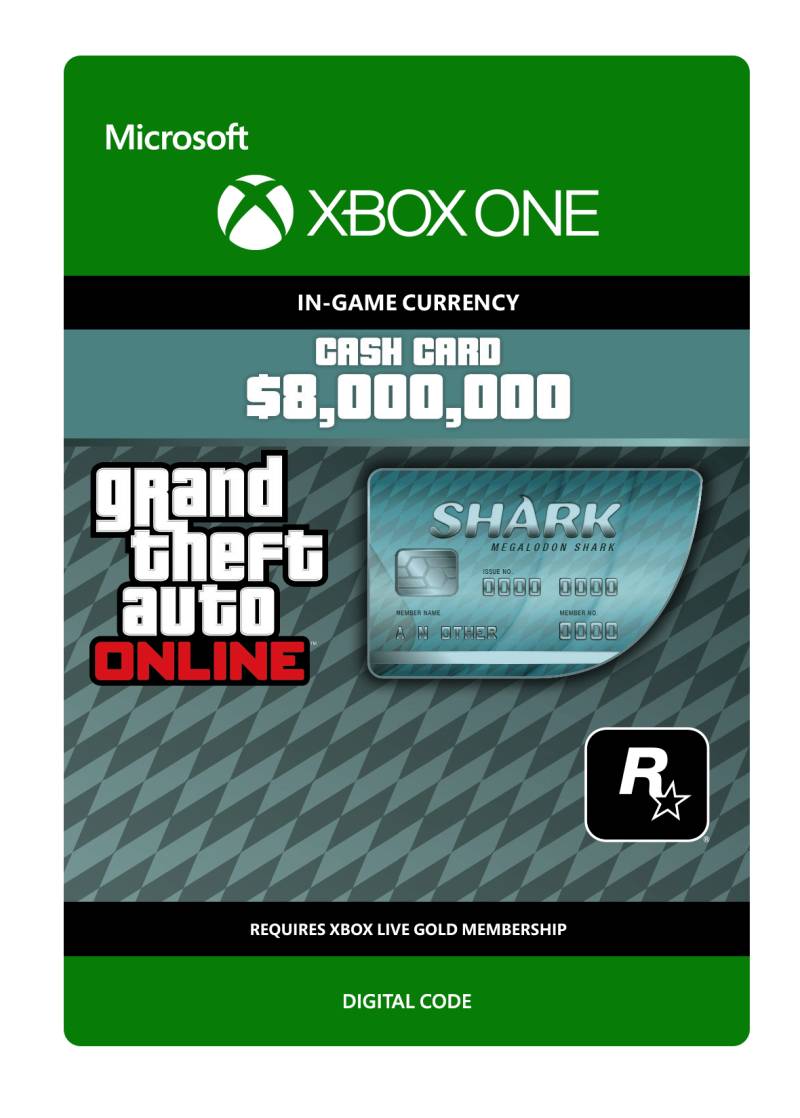Megalodon Shark Card GTA Online von Rockstar