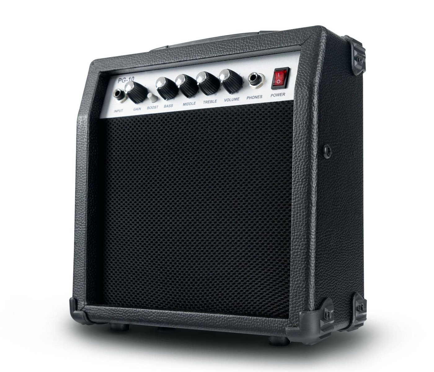 Rocktile PG-10 Gitarrenverstärker Verstärker (Gainregler mit Boostschalter, Kopfhörerausgang) von Rocktile