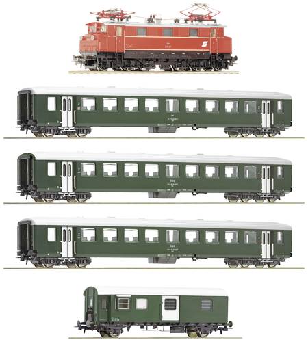 Roco 61493 H0 5er-Set E-Lok 1670.27 mit Personenzug der ÖBB von Roco