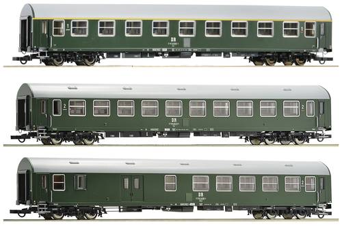 Roco 6200028 H0 3er-Set 1. Reisezugwagen der DR von Roco