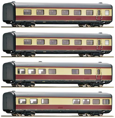 Roco 6220003 H0 4er-Set Mittelwagen zum Gasturbinentriebzug BR 602 der DB von Roco