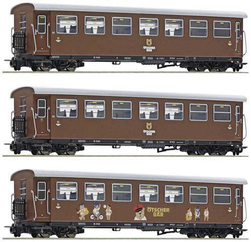 Roco 6240002 H0e 3er-Set Personenzug „Ötscherbär“ der NÖVOG Roco 6240002 H0e 3er-Set Personenzug „Ötscherbär“ der NÖVOG von Roco