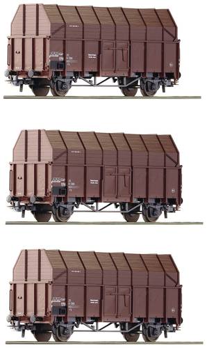 Roco 6600056 H0 3er-Set Sägespänewagen der ÖBB von Roco