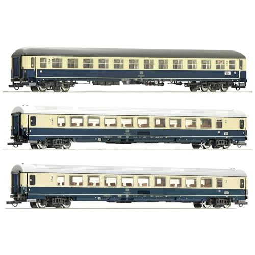 Roco 74035 H0 3er-Set Personenwagen EC 24 â€žErasmusâ€œ der DB 2.Klasse Gattung Bm 235, 2.Klasse Gat von Roco