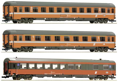 Roco 74044 H0 3er-Set 2: EC 60 „Maria Theresia“ der ÖBB 1.Klasse Gattung Amz, 2.Klasse Gattung von Roco