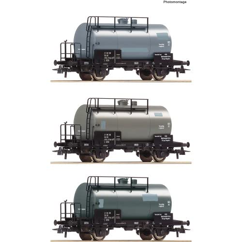 Roco 77021 H0 3er-Set Kesselwagen der DR von Roco