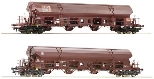 Roco 77036 H0 2er-Set Schwenkdachwagen der DB von Roco