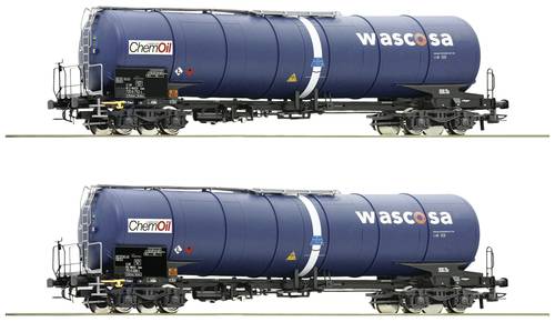 Roco 77046 H0 2er-Set Kesselwagen der Chemoil von Roco