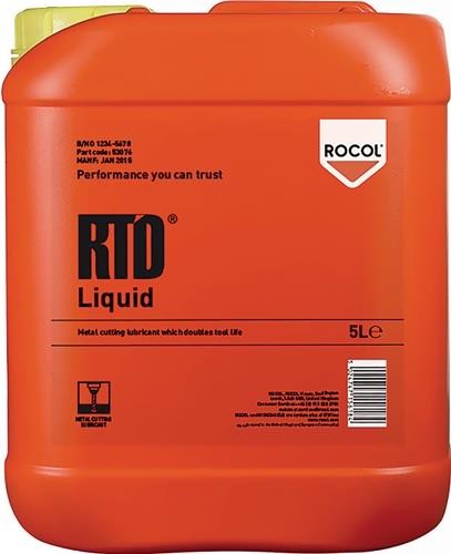 Rocol Metallzerspanungsschmierstoff RTD Liquid 5l Kanister 53076 von Rocol