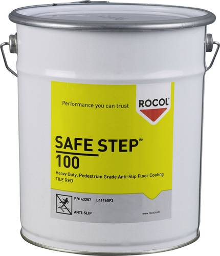 Rocol RS43266 SAFE STEP 100 Bodenbeschichtung 5l Ziegel-Rot von Rocol