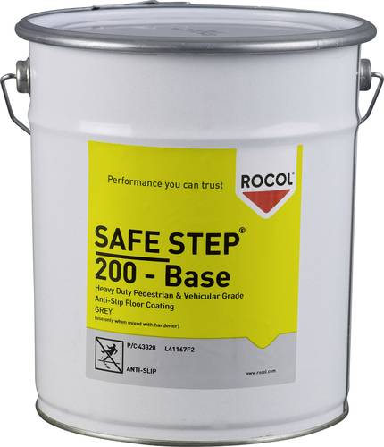 Rocol RS43320 SAFE STEP 200 Bodenbeschichtung 5l Grau von Rocol
