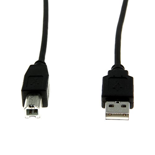 Rocstor Y10C115-B1 Premium High Speed USB 0,6-3 m USB Kabel - 4-Pin USB Typ A (M) - 4-Pin USB Typ B (M) - Typ A Stecker - Typ B Stecker - für Drucker, Scanner, Schwarz von Rocstor