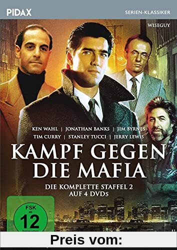 Kampf gegen die Mafia, Staffel 2 (Wiseguy) / Weitere 22 Folgen der preisgekrönten Krimiserie mit Ken Wahl (Pidax Serien-Klassiker) [4 DVDs] von Rod Holcomb
