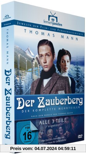 Thomas Mann: Der Zauberberg - Der komplette 3-Teiler (Langfassung) (Fernsehjuwelen) [4 DVDs] von Rod Steiger