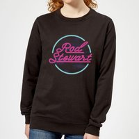 Rod Stewart Neon Damen Sweatshirt - Schwarz - L von Rod Stewart