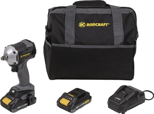 Rodcraft Akku-Schlagschrauber RC 9067 K2 20V 2Ah 12,5mm (1/2Zoll) A4-kt.300 Nm von Rodcraft